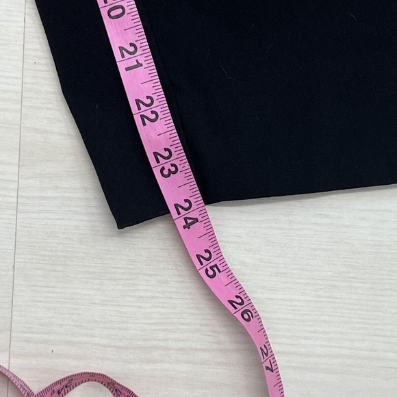 Susan Graver Dress Pants Women 20W Black Stretch Pull-On Cropped Comfort - Picture 7 of 10